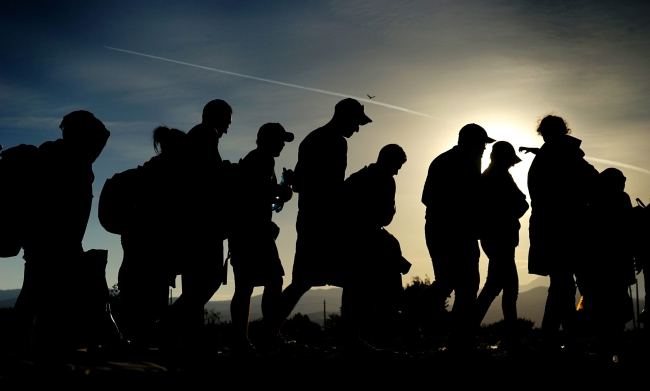 Migrants in Macedonia